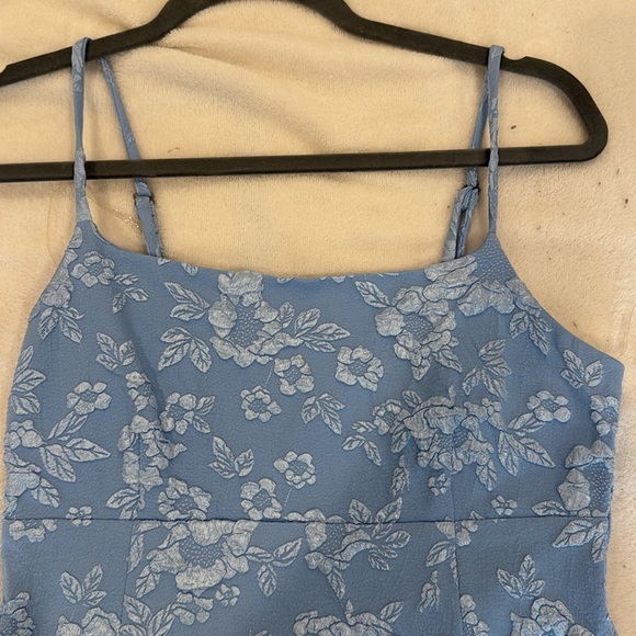 Women’s Floral Slip Dress - Blue - Picture 3 of 5